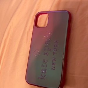 Kate Spade pink shiny IPhone 11 case